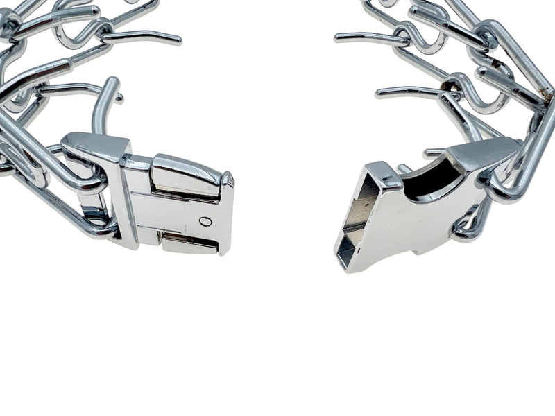 Adjustable Dog ?o Pull ?ollar for Small Medium Large Dogs (Silver, XL) Silver