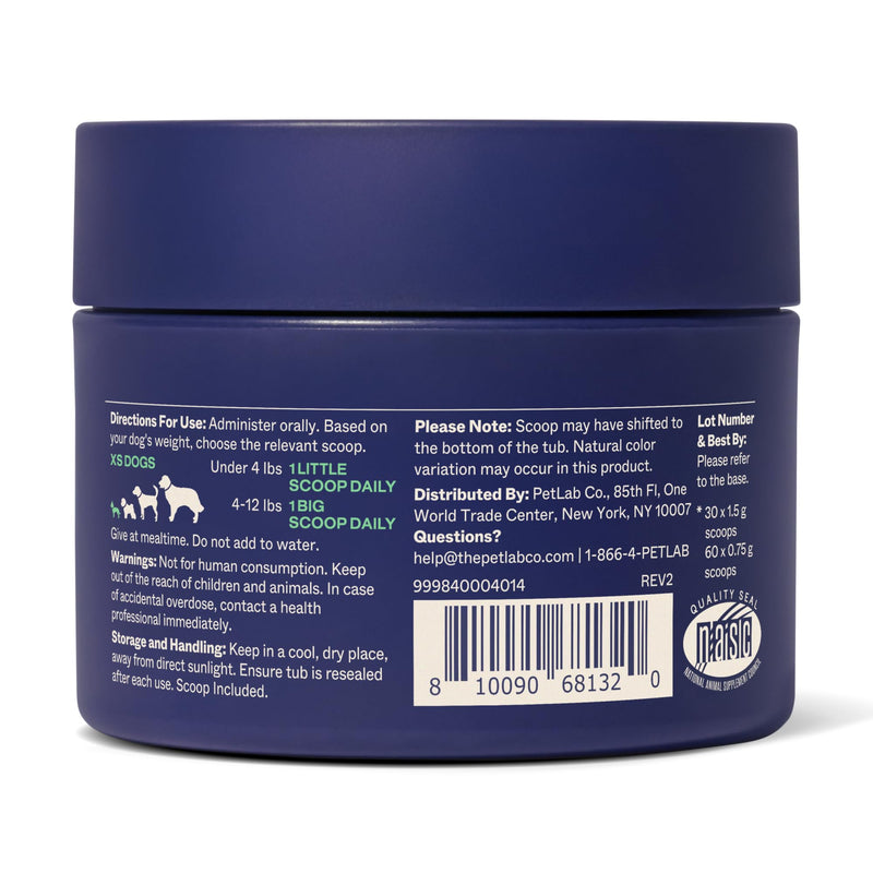 PetLab Co. ProBright Advanced Dental Powder - Dog Breath Freshener - Teeth Cleaning Made Easy – Targets Tartar & Bad Breath - Packaging May Vary - Formulated for Extra Small Dogs - PawsPlanet Australia