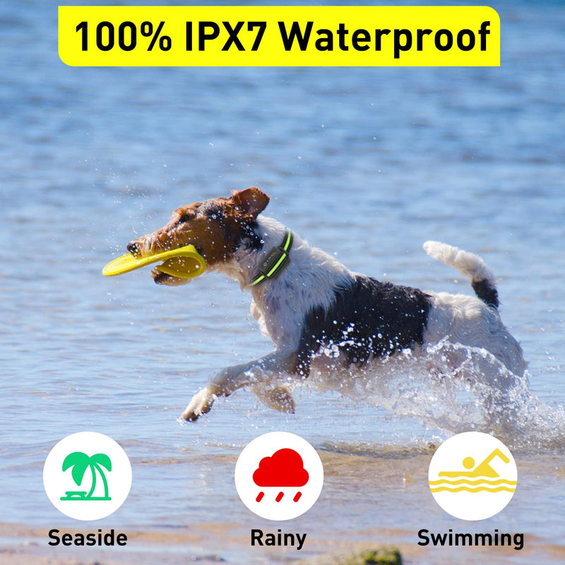 PetJoy Automatic Bark Collar for Dogs - Shock Collar with Remote and Auto Modes, Bark Training Combo - Level 1-5, 3300 Ft Range Collar 02 - PawsPlanet Australia