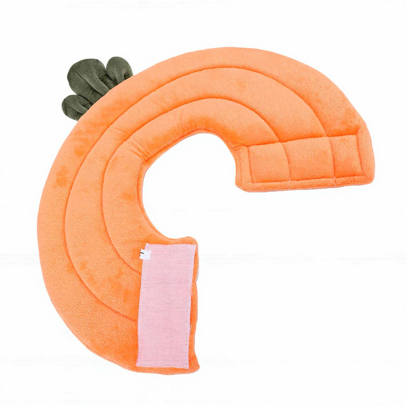 Cone collar for cats, recovery collars and cone-safe, adjustable collar for kitten recovery. For wound healing and safety after surgery. Cone collar for orange and carrot.