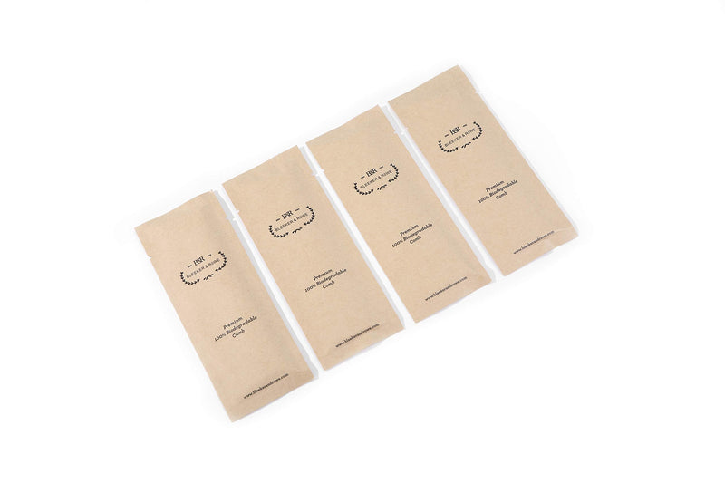 Bleeker and Rowe 100% Biodegradable Combs - Individually wrapped - Environmentally Eco Friendly Bulk Pocket Pet Dog Grooming Hair Lice Combs - Perfect for Macrame (Pack of 15) 1 Count (Pack of 15)