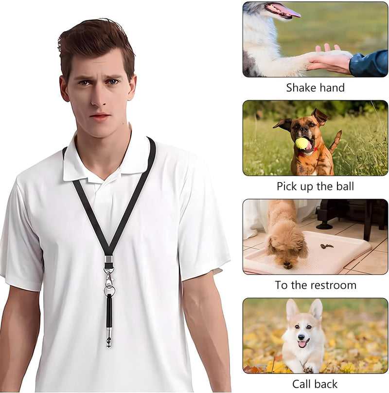 Dog Whistle, Adjustable Ultrasonic Silent Dog Recall Whistles, Training Whisle to Stop Barking Neighbors Dog - PawsPlanet Australia