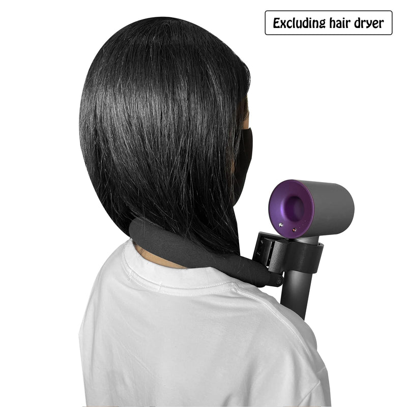 DAWAZ pet Grooming Dog Hair Dryer Water Blowing Machine Neck Hanging Bracket Universal Adjustment Free Your Hands (D3), BLACK D3 - PawsPlanet Australia