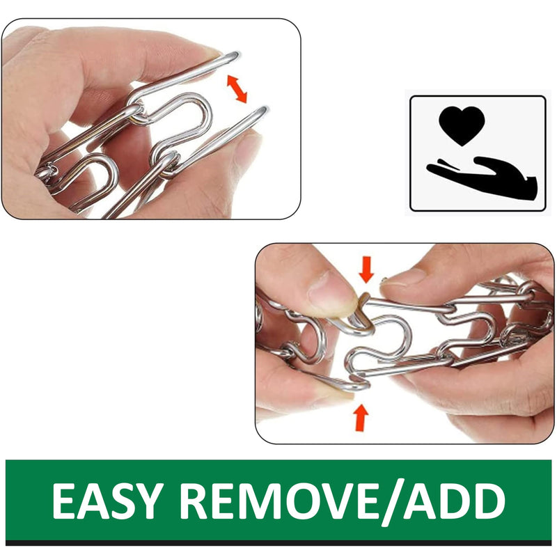 Extra Links for Prong Collar, 4 Pack 4.00mm Stainless Steel Smooth Surface Links for Pinch Collar 4 pack links - PawsPlanet Australia