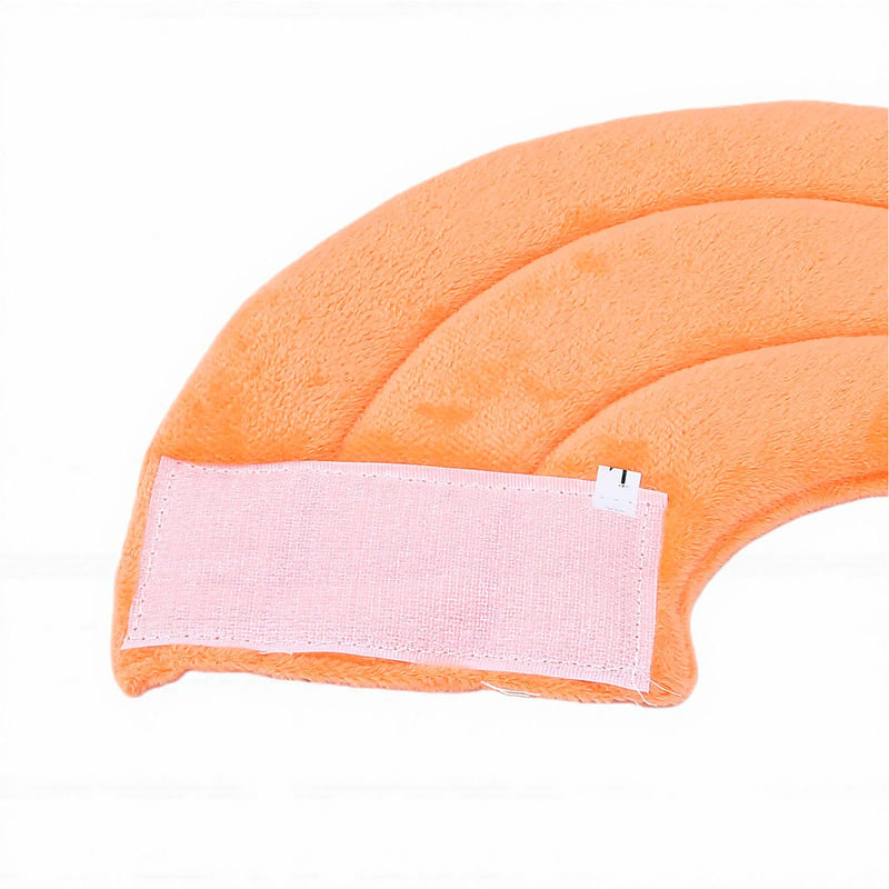 TOPINCN Soft Recovery Collar for Cats, Adorable Carrot-Shaped Pet Cone, Adjustable Post-Surgery Dog Cone, Protective Collar for Kittens and Puppies (Orange Carrot)