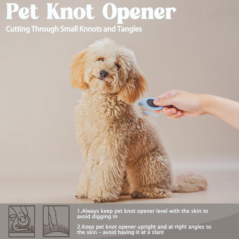 6 PCS Grooming Kit for Dogs Cats Comb Deshedding Dog Brush Pet Knot Opener Cleaning Slicker Brush Nail Clipper Toothbrush Pet Hair Removal Tool Washing Supplies for Small Medium Large Dog Cat DOG-G-6PCS - PawsPlanet Australia