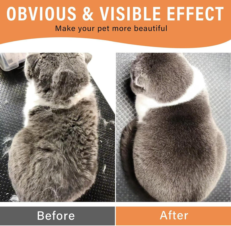 Cat Steam Brush - 3 in 1 Spray Cat Brush for Shedding, Steamy Silicone Massage Grooming Brush for Cat and Dog, Steamer Brush for Massage, Tangled And Hair Loss Remover (Cream) Cream - PawsPlanet Australia
