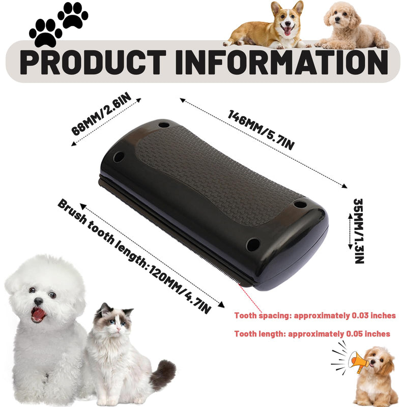 Groompro Deshedding Brush, Deshedding Brush for Pets, Deshedding Dog Brush for Cats, Dogs, Horses, Easy Hair Removal Tool, Ergonomic Dog Groomer for Matted Hair (1) 1 - PawsPlanet Australia