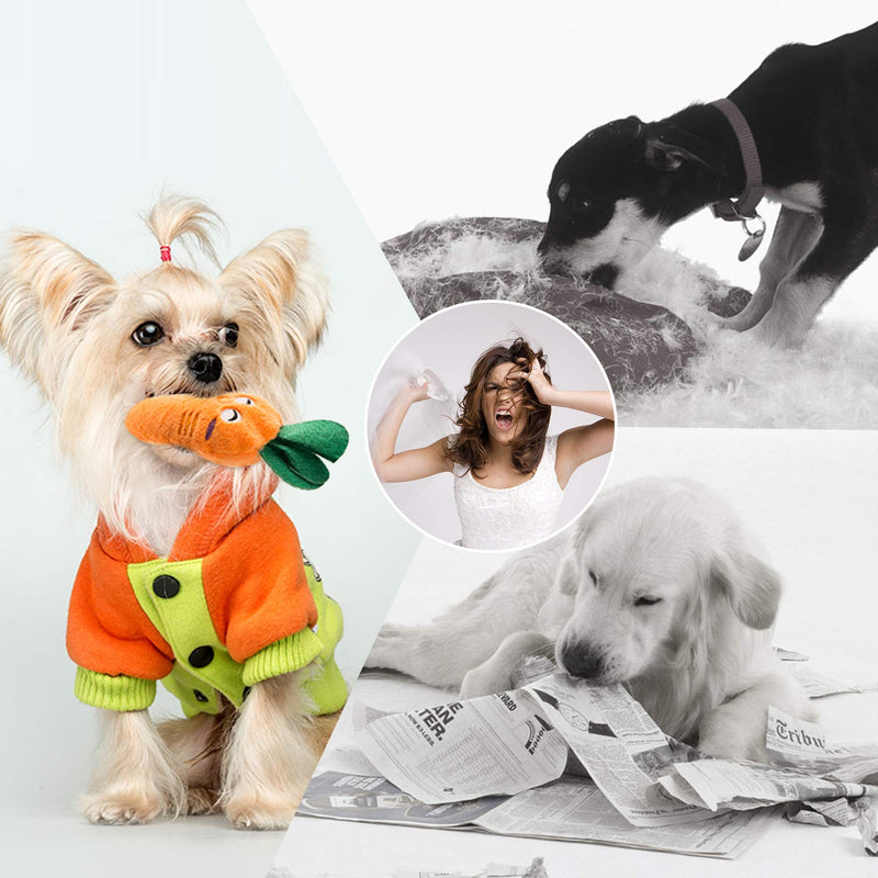 Nocciola Dog Squeaky Toys, Plush Small Dog Toys for Dogs, Stuffed Dog Toys with Squeakers,12 pcs Puppy Toys with a Carrying Bag for Small Medium Size Dogs 12PCS - PawsPlanet Australia