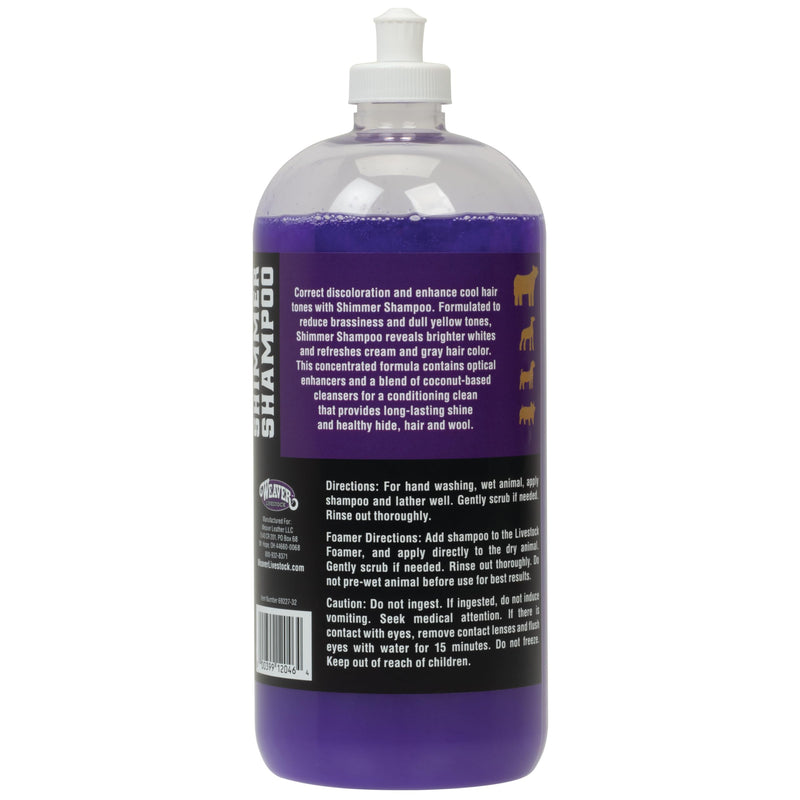 Weaver Leather Shimmer Shampoo, Quart - PawsPlanet Australia