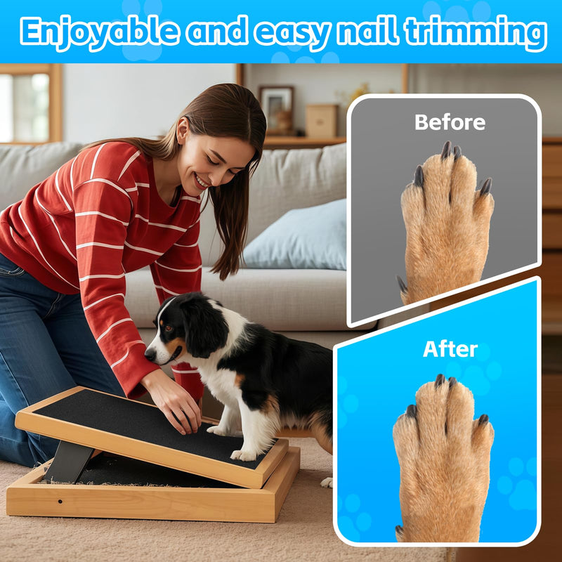 Pet Nail Self Adhesive Replacement Emery Paper, Eases Dog Nail Trimming Anxiety, Suitable for Doors and Walls(10in*13ft, White) 10in*13ft - PawsPlanet Australia