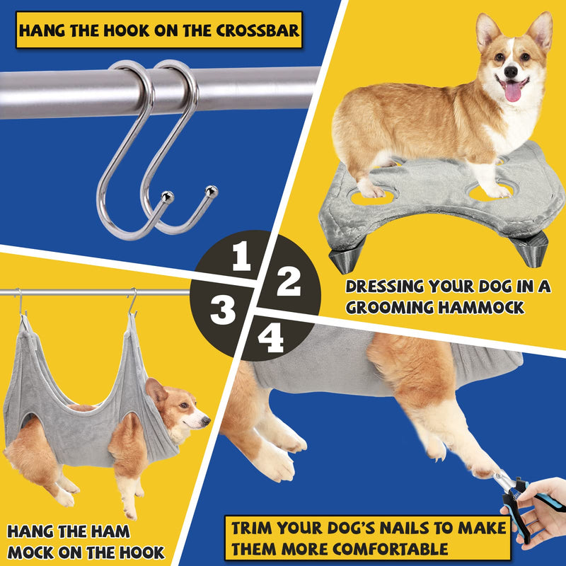 Dog Grooming Hammock,Dog Grooming Supplies,Dog Hammock,Dog Grooming Harness,Pet Grooming Hammock,Grooming Table,Dog Nail Clipper,Dogs Cats Grooming,Claw Care (XS) XS - PawsPlanet Australia