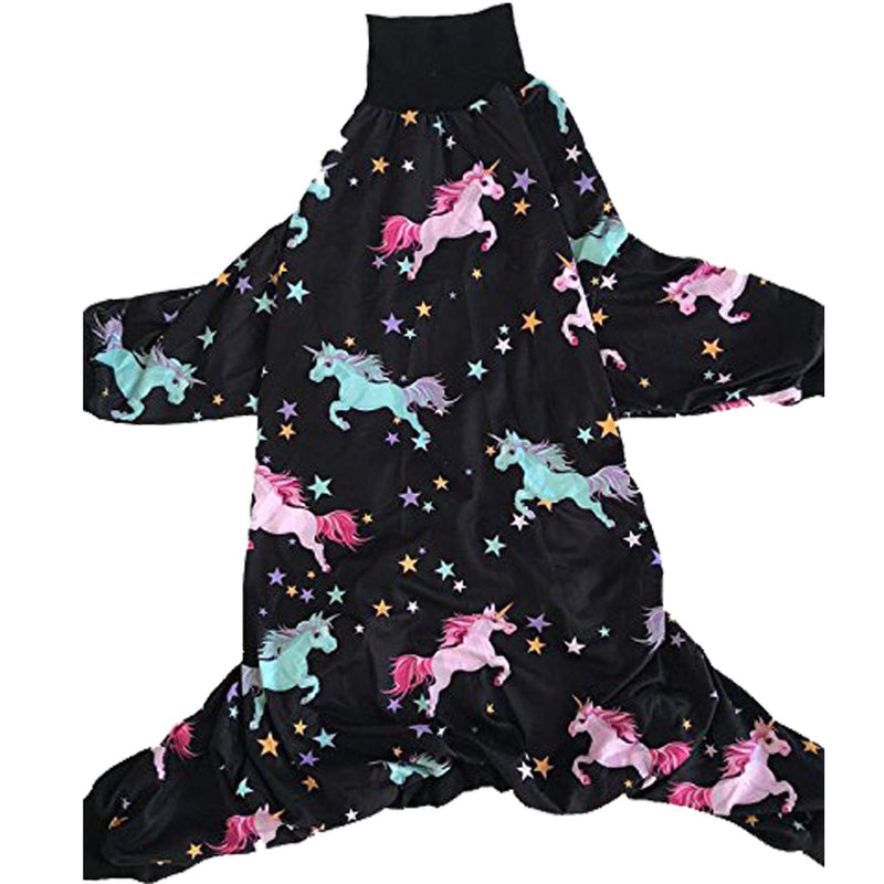 Tooth & Honey Pit Bull Unicorn Dog Pajamas - Lightweight, Full Coverage Pullover Pjs - Updated FIT Unicorn Dog Pajama X-Large - PawsPlanet Australia