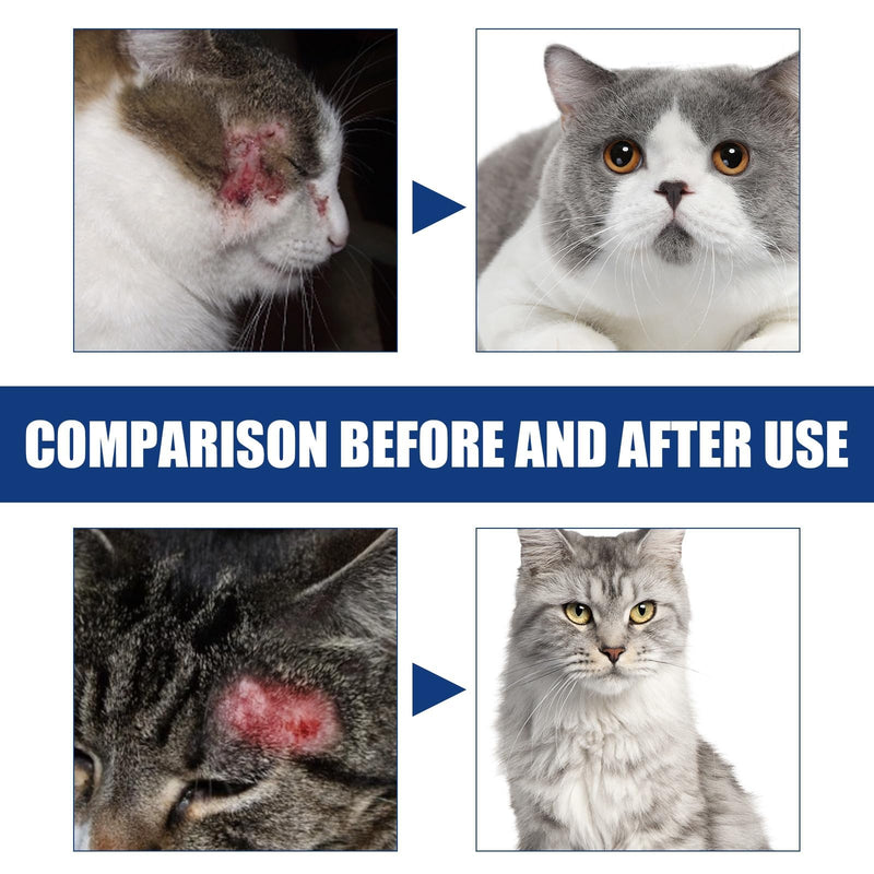 2 pieces of wound ointment for cats and dogs, wound gel for cats, wound ointment for cats, wound ointment for dogs, practical skin care for pets, easy and quick to apply