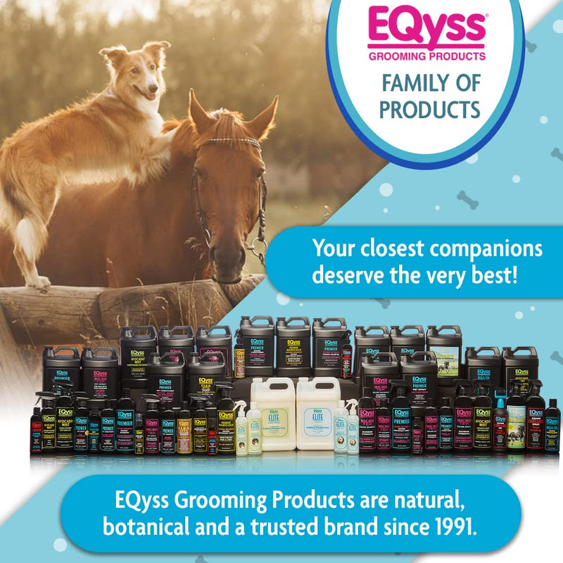 EQyss Premier Pet Conditioner -Softens, Shines, Moisturizes and Detangles - Safe for Dogs, Cats & Puppies - ph Balanced, USA Made