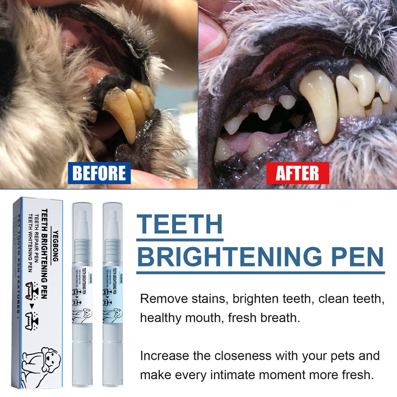 Pack Pet Dog Teeth Cleaning Pen Teeth Cleaning Pen Dogs Cats Natural Plants Tartar Remover Tool