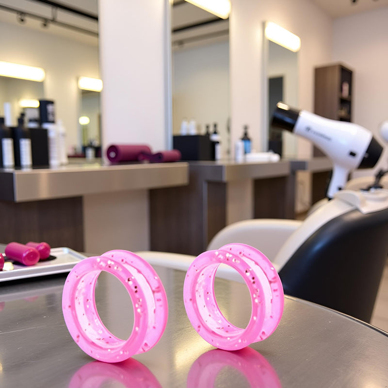 10Pcs Pink Silicone Scissors Finger Rings Grips Grooming Shear Thumb Inserts Finger Protector Ring for Barber Hair Cutting Scissors Pet Shears Hair Cutting Shears Hair Cutting Tools - PawsPlanet Australia
