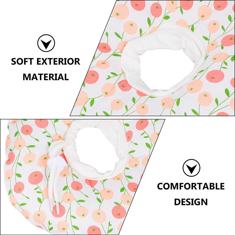 PRETYZOOM Cat Collar made of Soft Fabric with Conical Design Adjustable Pet Protective Collar to Protect Wounds and Prevent Scratching Injuries for Recovery