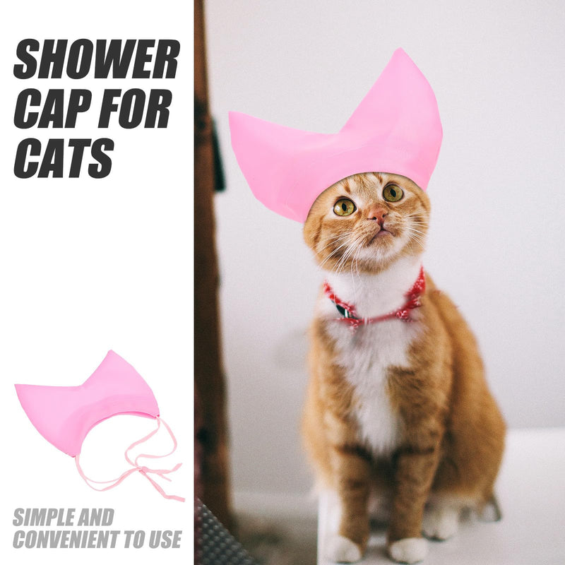 UKCOCO Cat and Dog Shower Cap with Flexible Ear Protection Suitable for Pet Grooming and Bathing Fun