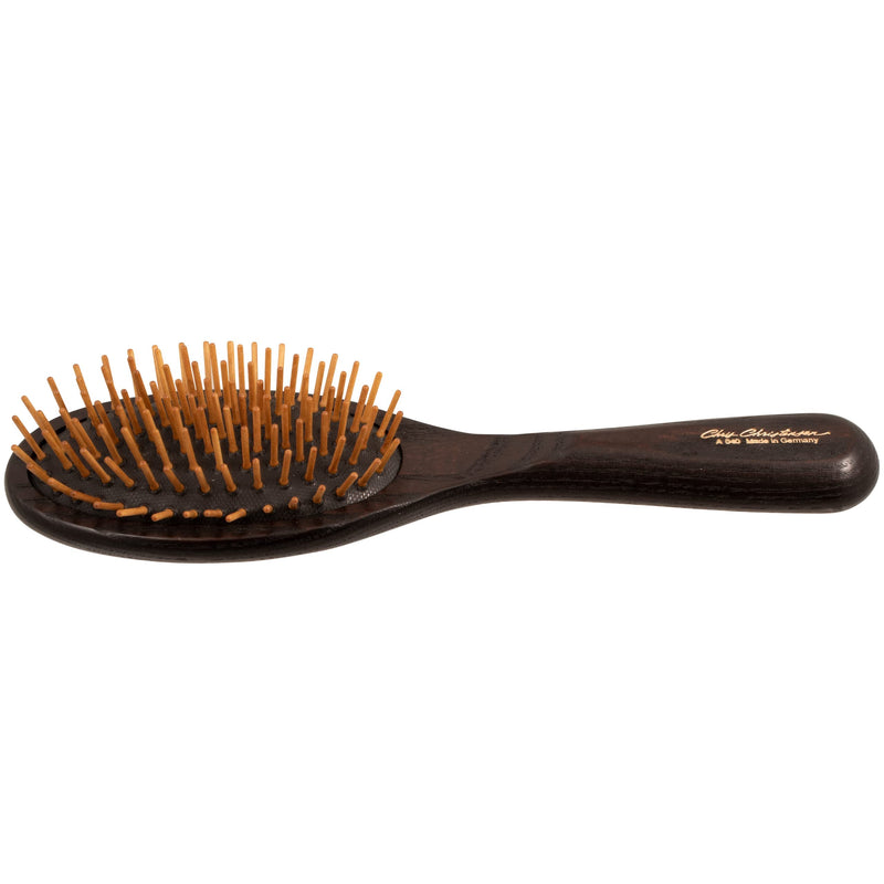 Chris Christensen 20 mm Oval Wood Pin Dog Brush, Real Wood Pins, 100% Static-Free, Redistributes Natural Oils into Coat, Reduces Painful Pulling, Large, Brown, Groom Like a Professional 20mm - PawsPlanet Australia