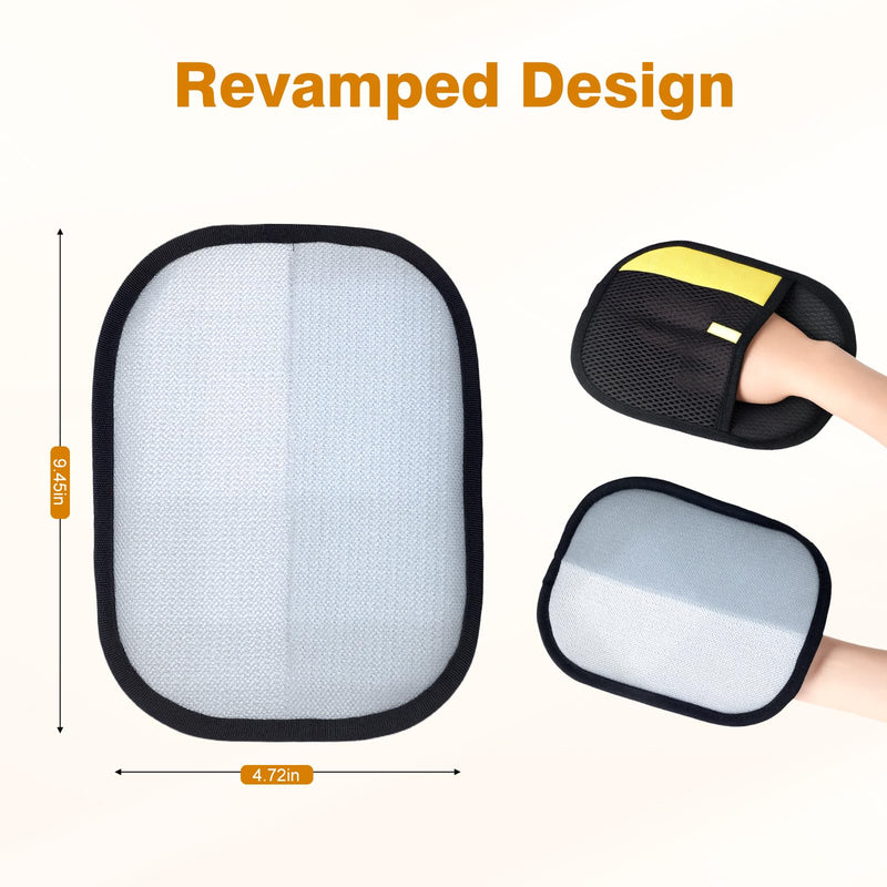2Pcs Pet Hair Removal Gloves for Cats and Dogs.Reusable electrostatic pet Hair Removal Gloves.Pet Hair Removal Tool Suitable for Sofas, Bed Sheets, Clothing, and car Seats.Hair Remover Glove A2 - PawsPlanet Australia
