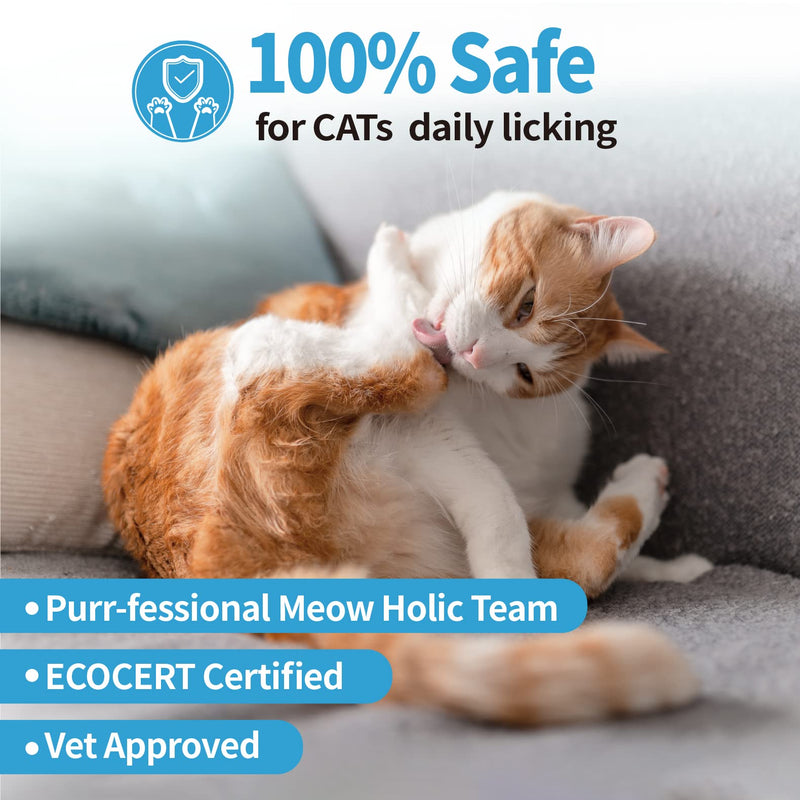Mooncat Waterless Shampoo & Brush Kit for Longhair Cats | Complete Grooming System for Detangling, Deshedding & Matted Fur | Licking Safe No-Rinse Foam with Gentle Silicone Massager - Made in Taiwan long hair - PawsPlanet Australia