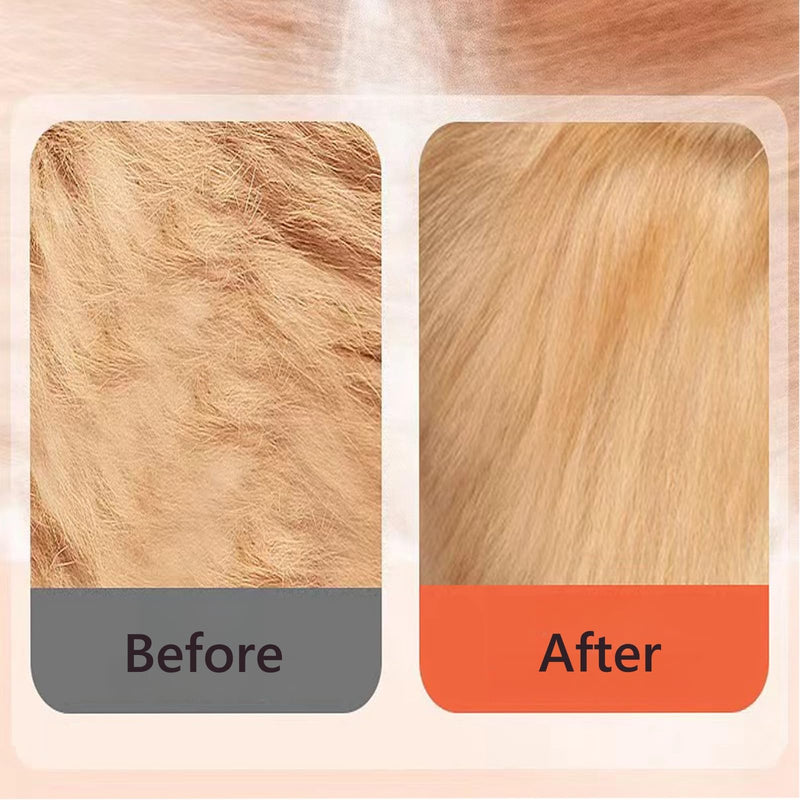 BoBow Pet Steam Brush for Dog & Cat – 3-in-1 Spritz Pet Spray Hair Removal Comb – Steam for Shedding & Grooming – Water Brush for Long & Short Haired Pets – Spritz Defur Comb (Beige) Beige - PawsPlanet Australia