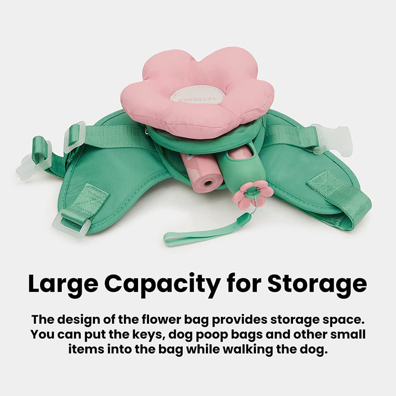 VETRESKA Dog Poop Bags with Dispenser & Flora Dog Harness, Leash and Collar Set - PawsPlanet Australia