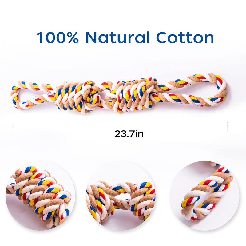 Aggressive Chew Rope Toys, Durable Dog Chew Toys,Chewy Rope Toys for Medium Large Dogs, Tooth Cleaning Chewy Toys, Boring Dog Drag Toys and Tooth Grinding Dogs - PawsPlanet Australia