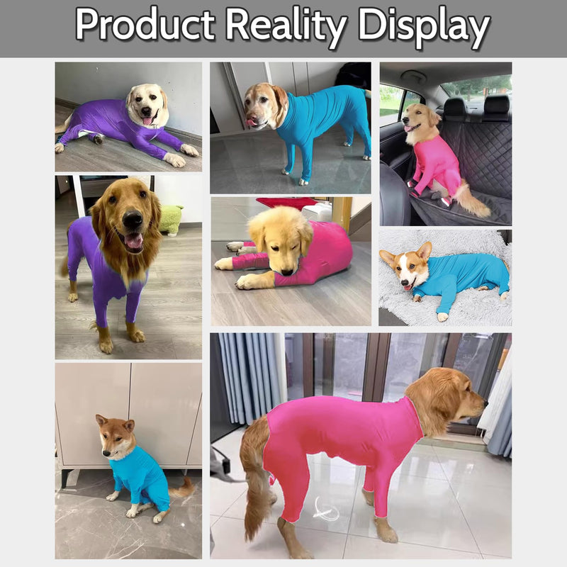 Hamiledyi Dog Onesie Anti-Licking Dog Bodysuit Spay Surgical Recovery Suit for Dogs Pet Cone Alternative After Surgery Dog Shedding Suit for Female Male Neuter Dogs Claming Pajamas (Pink, Small) S Pink - PawsPlanet Australia