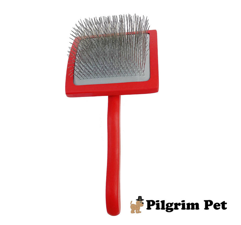 Professional Dog Slicker Brush - Fluff and Detangle (Large) Large - PawsPlanet Australia