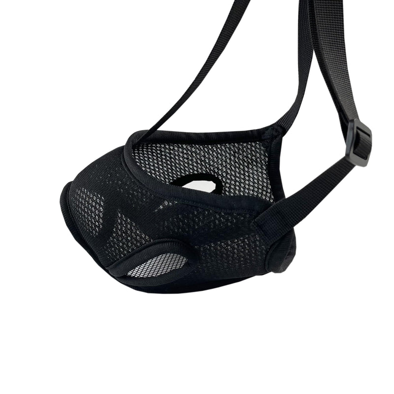 Dog Muzzle – Mesh Soft Muzzle for Small Medium Large Sized Dogs, Adjustable for No Bark, Scavenging, Licking & Chewing, Prevent Biting, Black (XL) XL - PawsPlanet Australia