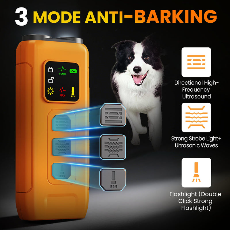 Dog Bark Deterrent Devices, Sonic Cat Deterrent Devices, Drive Cats Away from Car Engines in Winter, 2025 Anti Barking Device for Dogs, Portable Dog Training Device, Stopping Neighbor's Dog Barking