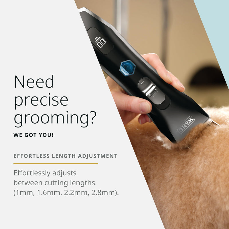 Wahl Pro Animal 4-in-1 Bladeset for Smart Clip Pet Clipper - Adjustable Grooming Blade for Light Body Clipping, Trim Work & Sanitary Areas - High-Performance, Chrome-Plated Replacement Blade - PawsPlanet Australia