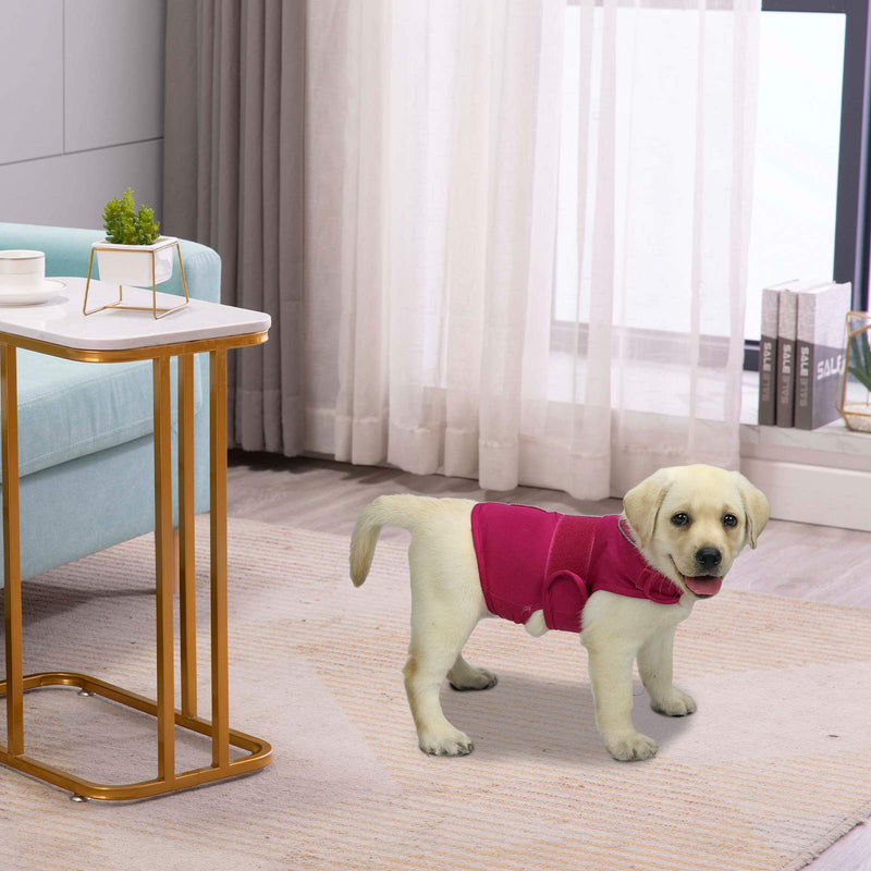 Comfort Dog Anxiety Relief Coat, Dog Anxiety Calming Vest Wrap for Thunderstorm,Travel,4th of July Fireworks,Vet Visits,Separation Anxiety Relief for Dogs (S, Rose) Small - PawsPlanet Australia