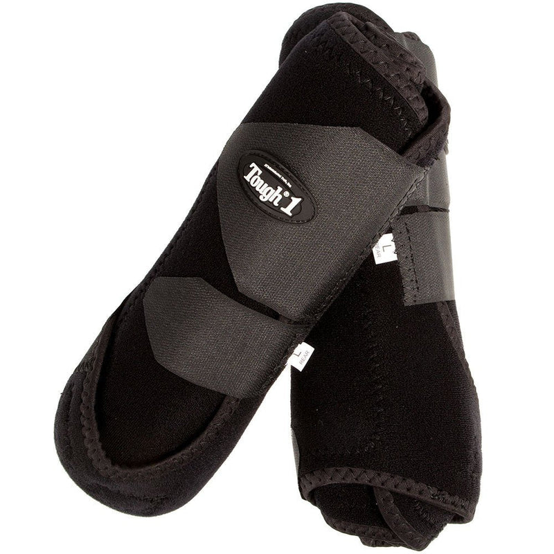 Tough 1 Extreme Vented Sport Boots Set Medium Black - PawsPlanet Australia