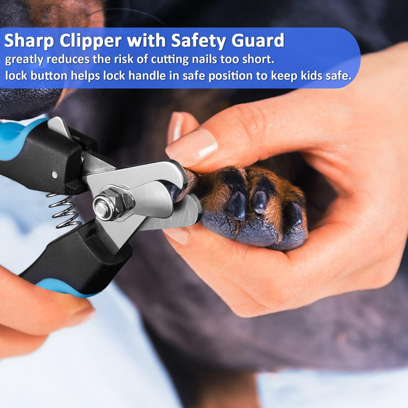 YABIFE Dog Nail Grinder with Nail Clipper, Dog Nail Trimmers Kit, Super Quiet Electric Pet Nail Grinder, Rechargeable, for Small Large Dogs & Cats Toenail & Claw Grooming,3 Speeds,White White - PawsPlanet Australia