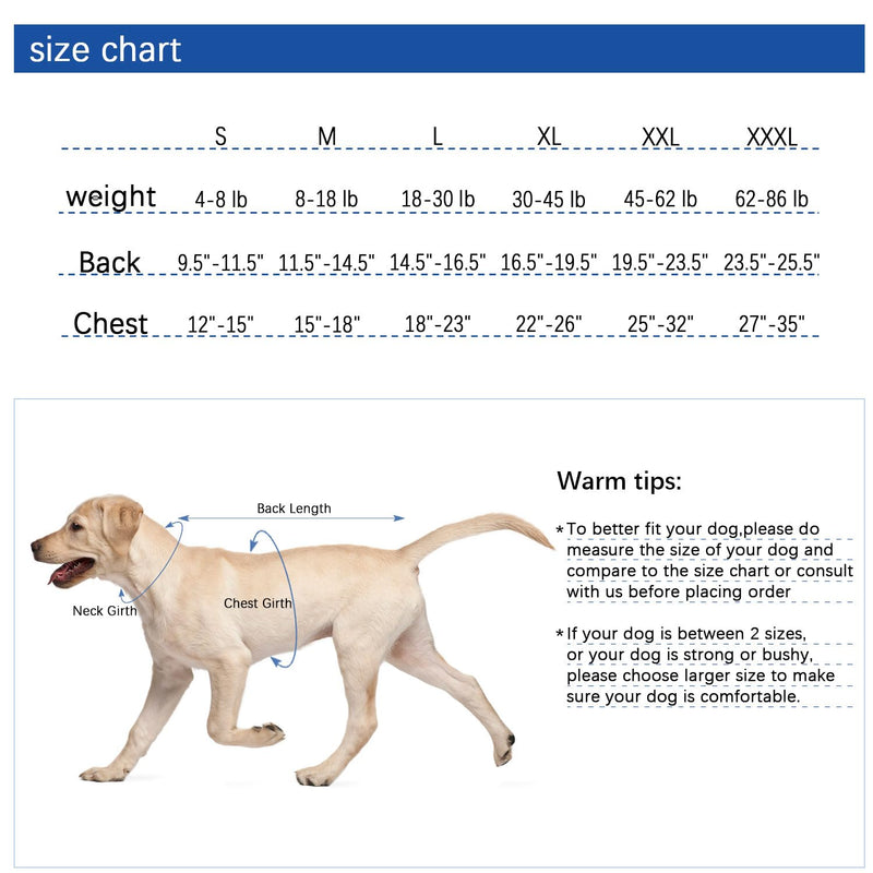 Dog Recovery Suit, Cat Bodysuit for Abdominal Wounds, Recovery Shirt for Male and Female Pets, Surgical Suit, Post Surgery, Anti Leak Dog Onesie, Replacement for E-Collar and medium 2-blue