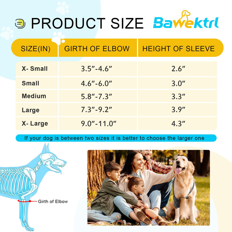 Dog Elbow Protector Brace with Metal Splint, Canine Elbow Pads &Shoulder Brace Support for Callus, Hygroma, Dysplasia, Arthritis, Dislocation, Pressure Sores, Comfort Fit for All-Day Wear L-Right