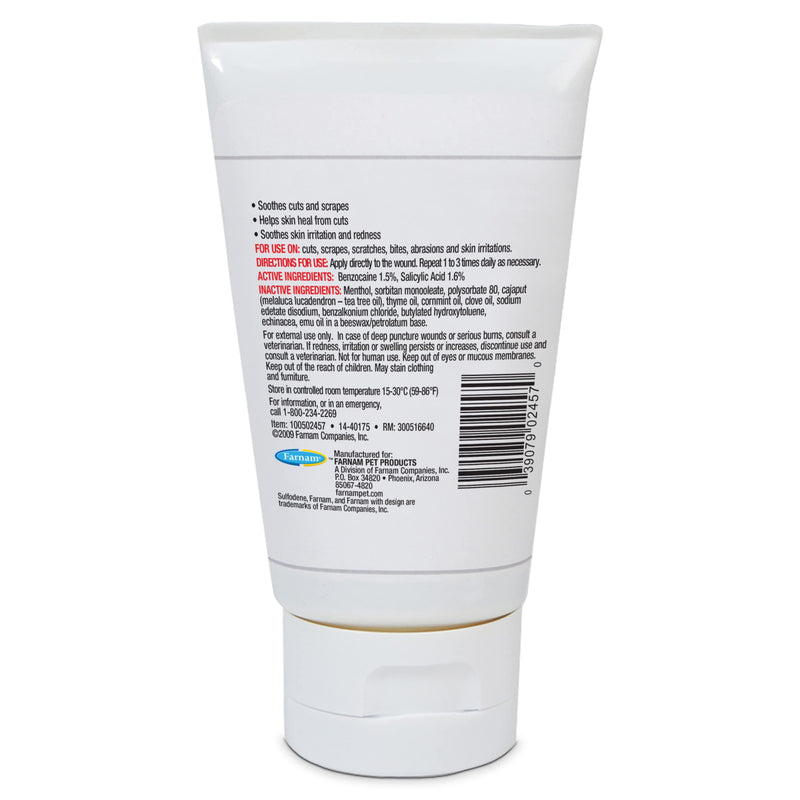 Dog Wound Care Ointment, Relieves Pain & Prevents Infection For Dog Cuts, Scrapes, Bites and Injuries, 2 Ounce - PawsPlanet Australia