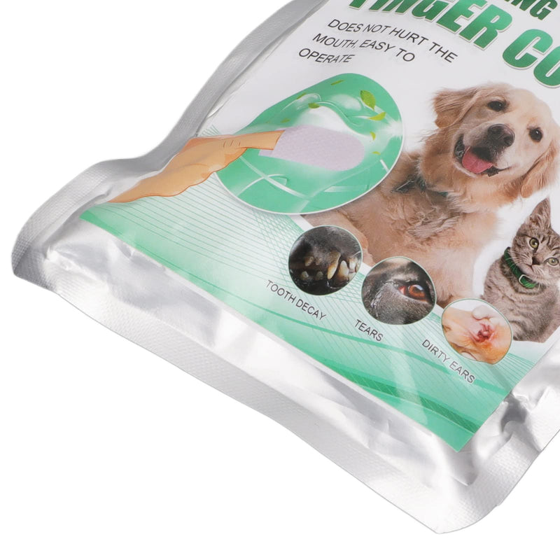 Dental Care Finger Pads: Effectively Reduce Plaque and Tartar in Dogs and Cats, 20 Pieces. Portable dental pads for pet care at home or outdoors.