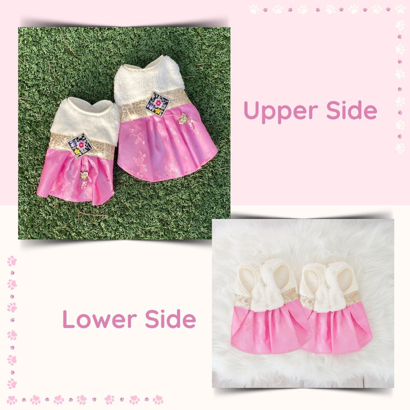 SSONGBYPET Traditional Korean Hanbok for Dogs - Elegant & Timeless Pet Clothing - Showcasing Stylish K-Fashion Design, Ideal for Special Events & Celebrations - Available in Sizes (S-2XL) - Size (S) Small - PawsPlanet Australia