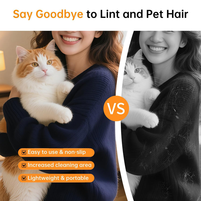 2PCS Pet Hair Removal Glove for Cats & Dogs Five-Finger Electrostatic Magic Brush Pet Hair Remover Glove for Clothing, Couch, Carpet, Furniture, Car Seat 2 - PawsPlanet Australia