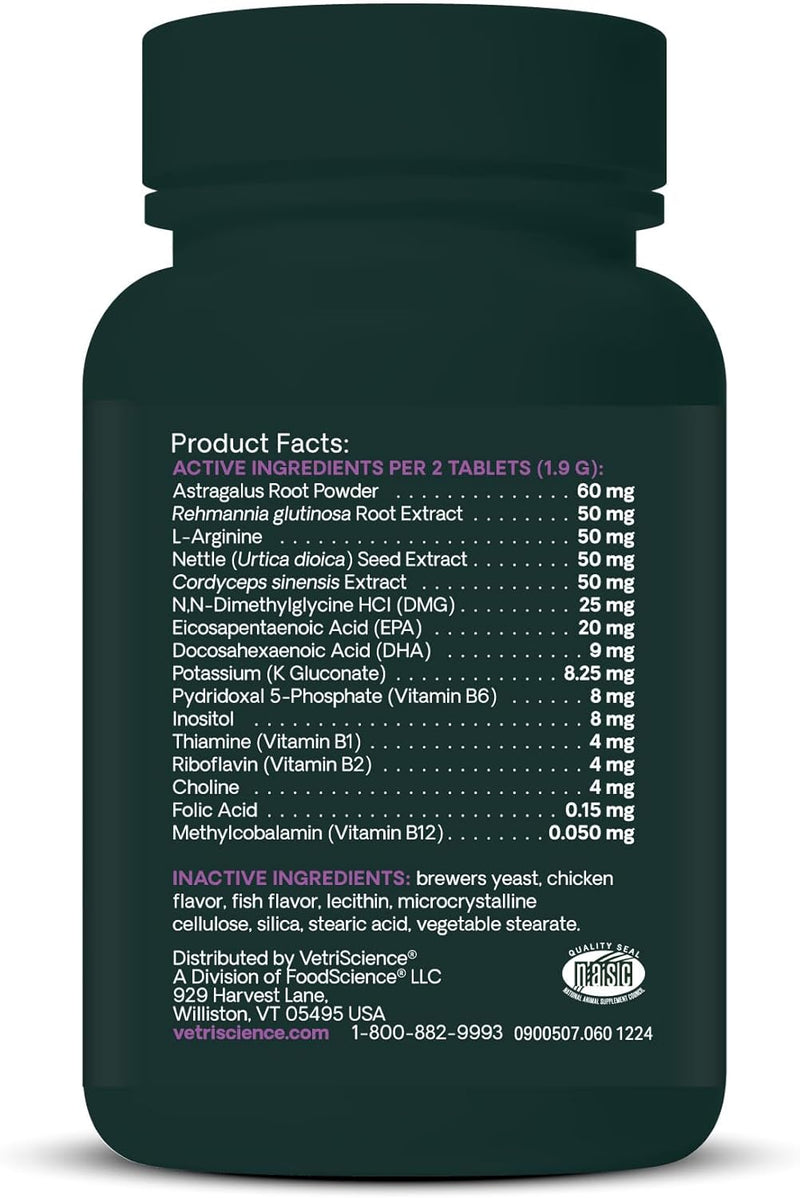 VetriScience Laboratories - Renal Essentials, Kidney Health Support for Cats, 60 Chewable Tablets - PawsPlanet Australia