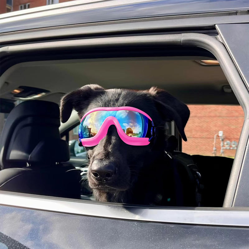 Dog Sunglasses for Large and Medium Breed, Dog Goggles for large dogs, Sun Protection, Windproof, Waterproof, Dustproof adn Anti-Fog with Adjustable Strap for Driving, Motorcycle, Surfing - PawsPlanet Australia