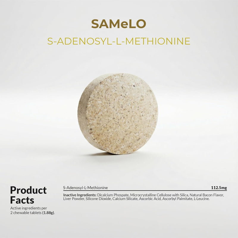 SAMe for Dogs - S-Adenosyl-L-Methionine, Liver Supplements for Dogs - Brain Supplement for Dogs, Promotes Cognitive Support, Liver Support Supplement Tablets - PawsPlanet Australia