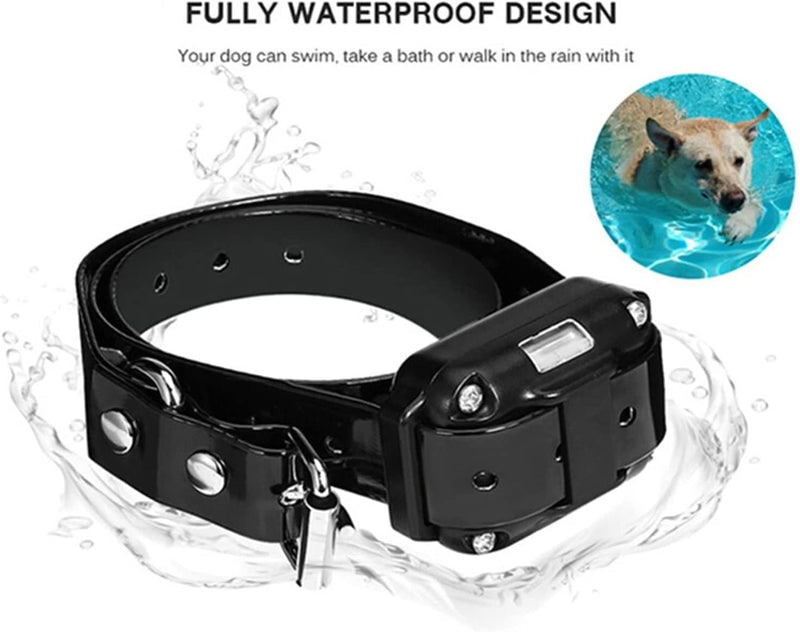 Dog Shock Collar with Remote Control – IP67 Waterproof Dog Training Collar with Beep, Vibration, Shock, Flashlight, Long-Lasting Battery, Safe for Dogs 8–120 lbs Orange