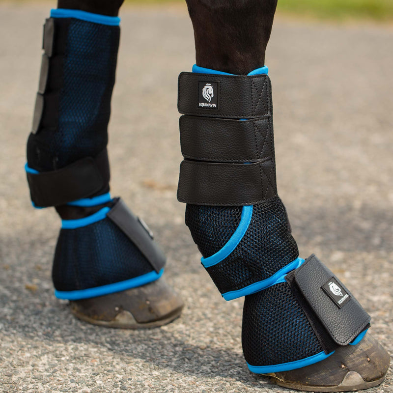 Equinavia Sval Cool Bell Boots | Cooling Therapy By Water - Black - L