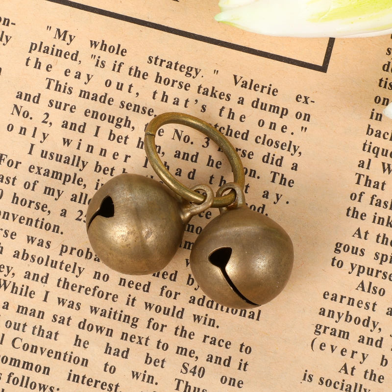 4 Pcs Dog Collar Bells, Bells for Cat Collars, Pet Training Bell, Copper Bell, Loud Charms for Dogs and Cats, Pet Pendant Accessories, Anti-Lost - PawsPlanet Australia