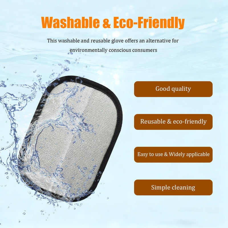 Pet Hair Removal Gloves for Cats and Dogs, Reusable electrostatic pet Hair Removal Gloves, pet Hair Removal Tools for Clothes, Sofas, Carpets, and car Seats - PawsPlanet Australia